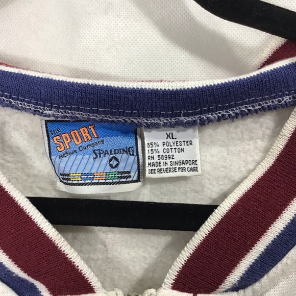 Vintage “Spalding” zip up sweatshirt/ jacket - Picture 6 of 8
